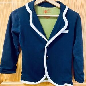 Soft Brand Organic snaps Blue Green Suit Jacket M